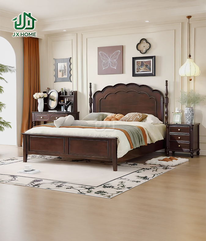All Wood King Bed Frame