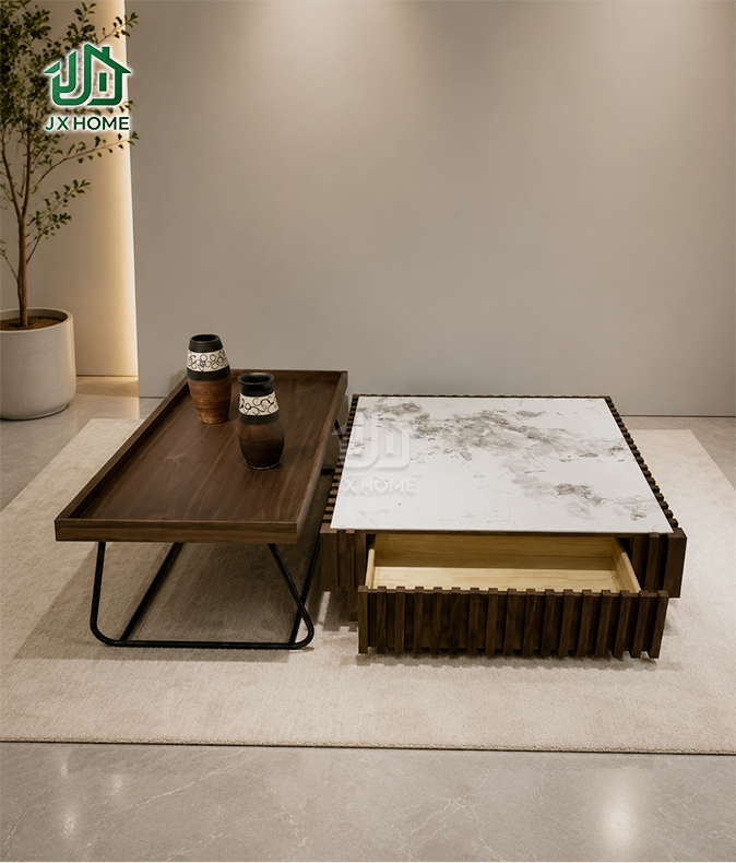 Modern Ottoman Coffee Table With Storage